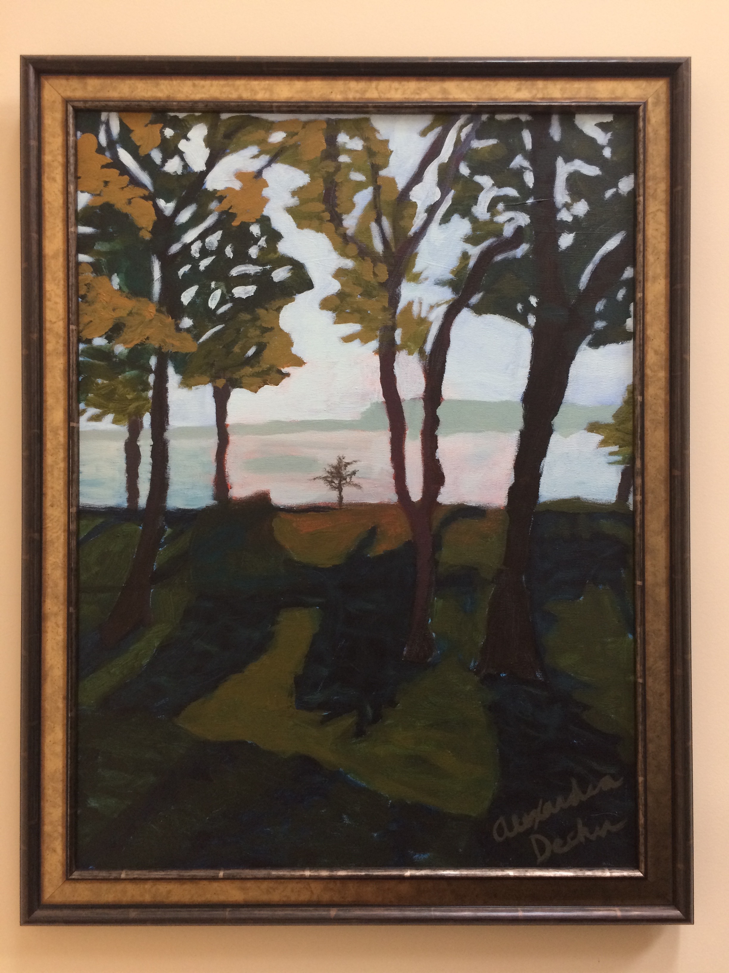 Trees painting