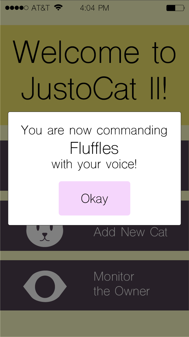 JustoCat you are commanding cat popup
