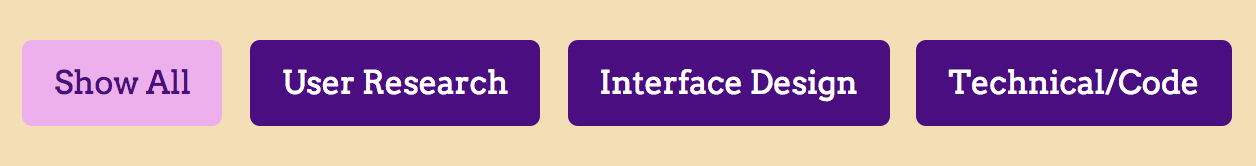 Filter buttons of this webpage